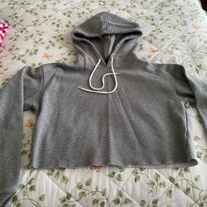 Gray Wild Fable Cropped Hoodie
